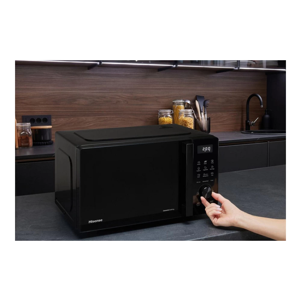Cuptor cu microunde Hisense H20MOBSD1H 700 W / 20 l / Negru photo 3