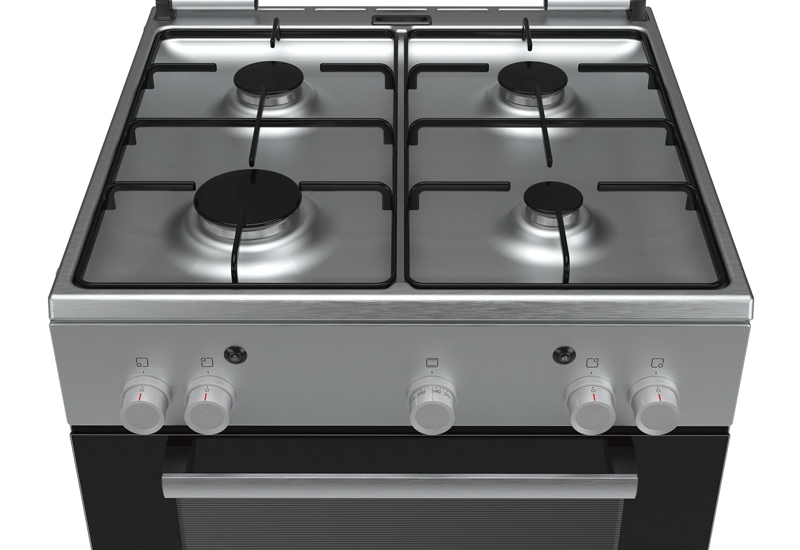 Plita de gaz Bosch HGA223151Q / 4 arzatoare / 60 cm / Inox photo 2
