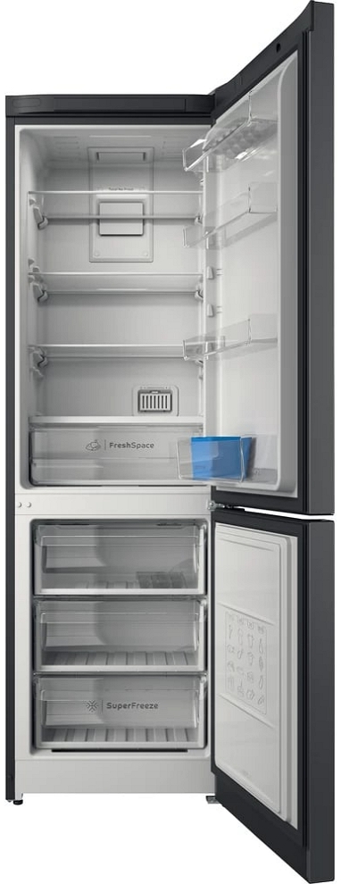Frigider cu doua usi Indesit ITI5181S / 298 l / 185 cm / A+ / Gri photo 4