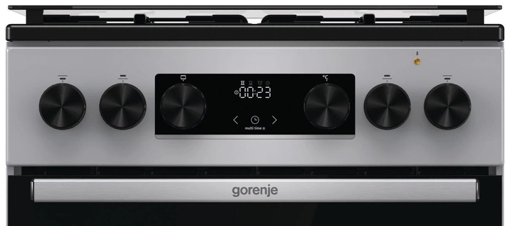 Plita de gaz Gorenje MEKS5121S / 4 arzatoare / 50 cm / Argintiu photo 2