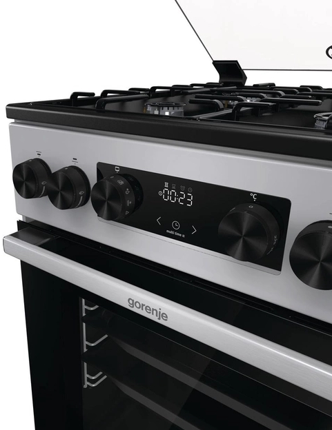 Plita de gaz Gorenje MEKS5121S / 4 arzatoare / 50 cm / Argintiu photo 3