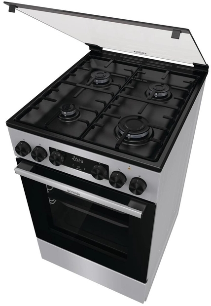 Plita de gaz Gorenje MEKS5121S / 4 arzatoare / 50 cm / Argintiu photo 5