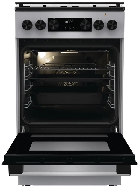 Plita de gaz Gorenje MEKS5121S / 4 arzatoare / 50 cm / Argintiu photo 7
