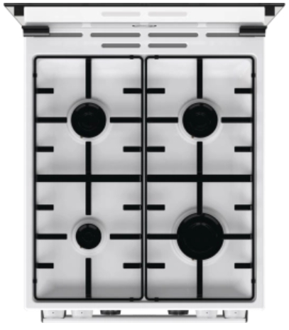 Plita de gaz Gorenje MEKS5121W / 4 arzatoare / 50 cm / Alb photo 2