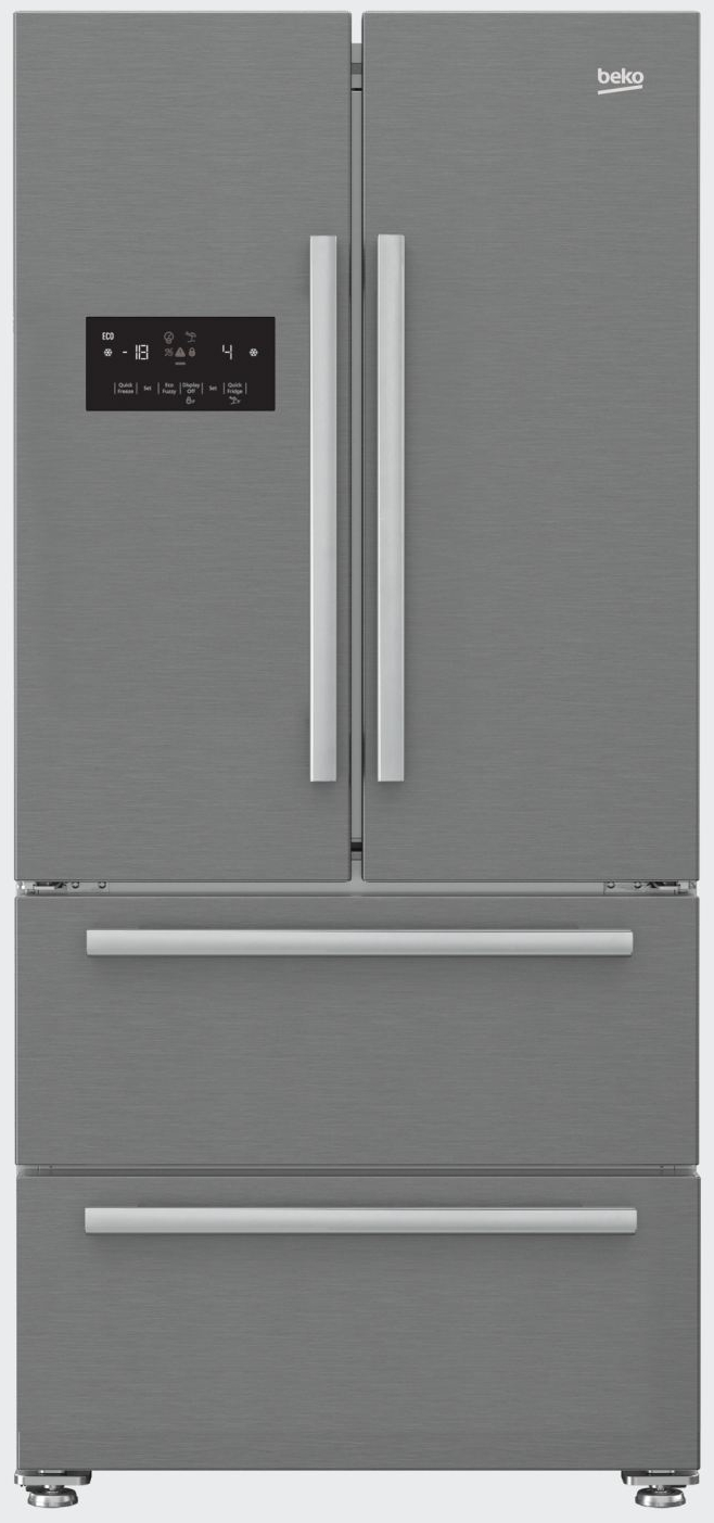 Frigider Side-by-Side Beko GNE60521X / 550 l / 182 cm / A+ / Gri photo 1 Frigider Side-by-Side Beko GNE60521X / 550 l / 182 cm / A+ / Gri photo 1