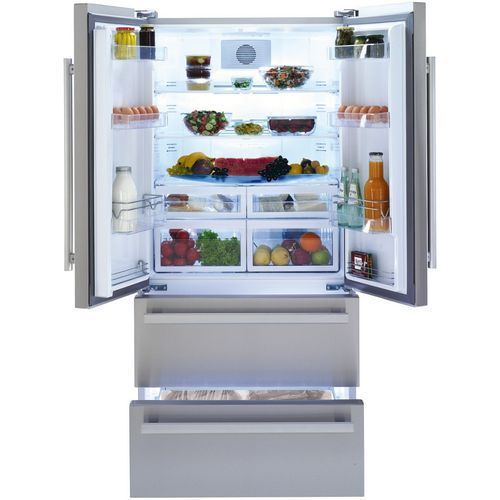 Frigider Side-by-Side Beko GNE60521X / 550 l / 182 cm / A+ / Gri photo 3