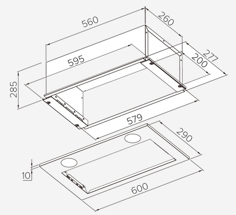 Hota Haier HVX-BI671X / Incorporabil / Pina la 24 m.p / Inox photo 4