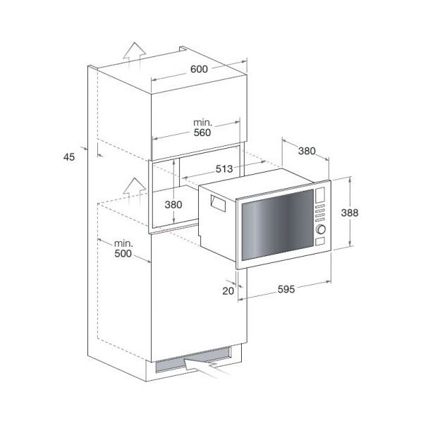 Микроволновая печь Ariston MWK2221X 900 Вт / 25 л  photo 3