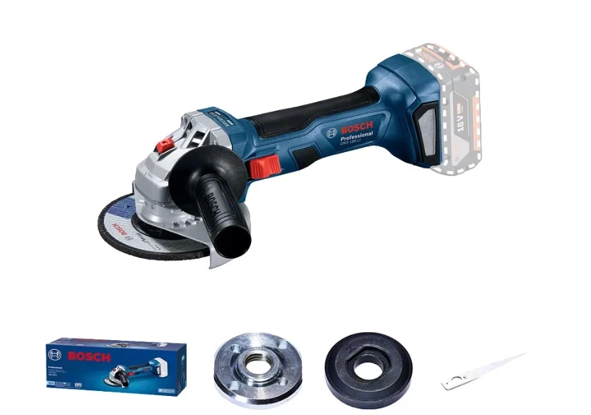 Polizor unghiular acumulator Bosch GWS 180LI Solo, 06019H9020 photo 2