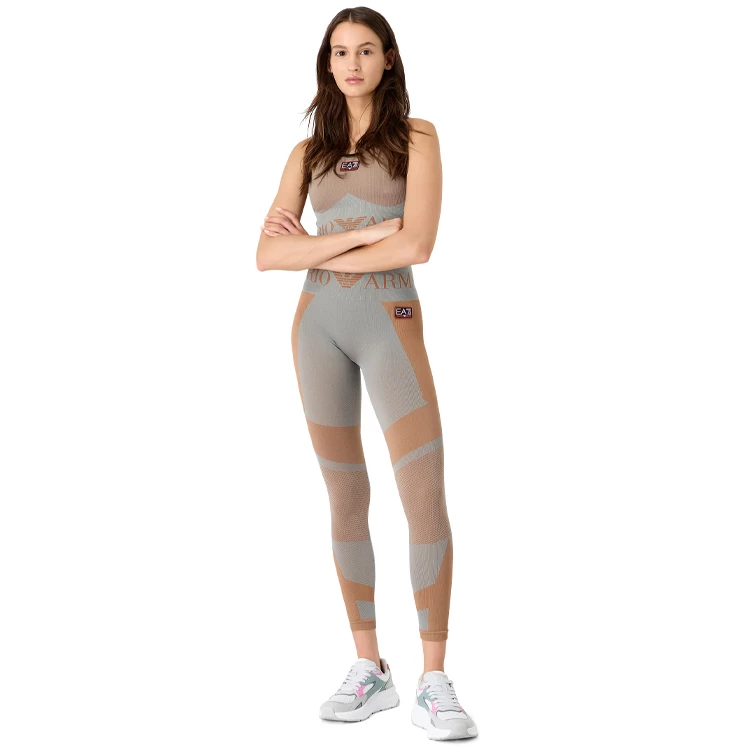 Легинсы EA7 EMPORIO ARMANI PANTALONI LEGGINS / Женский / S / Серый/Коричневый photo 5