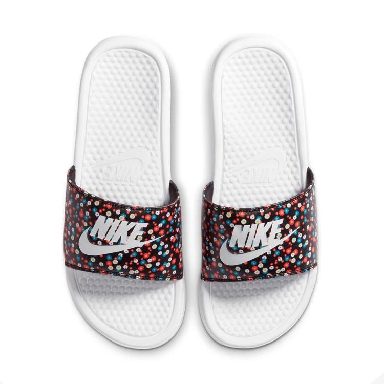 Шлепанцы Nike BENASSI JDI PRINT / Женский / 42 / Белый photo 4