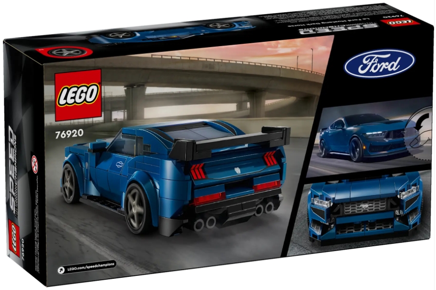 Constructor Lego Speed Champions Ford Mustang Dark Horse Sports Car 76920 de la 9+ ani photo 1