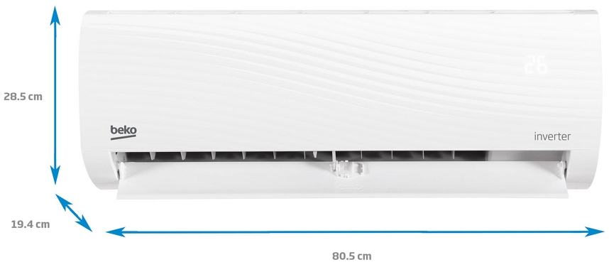 Кондиционер Beko BRHPG120/BRHPG121 12000 BTU / 35 м2 / Инверторный / Wi-Fi R32  photo 4