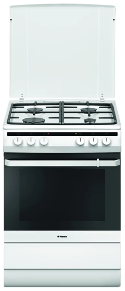 Газовая плита Hansa FCMW68020 / 4 конфорок / 60 см / Белый photo 1