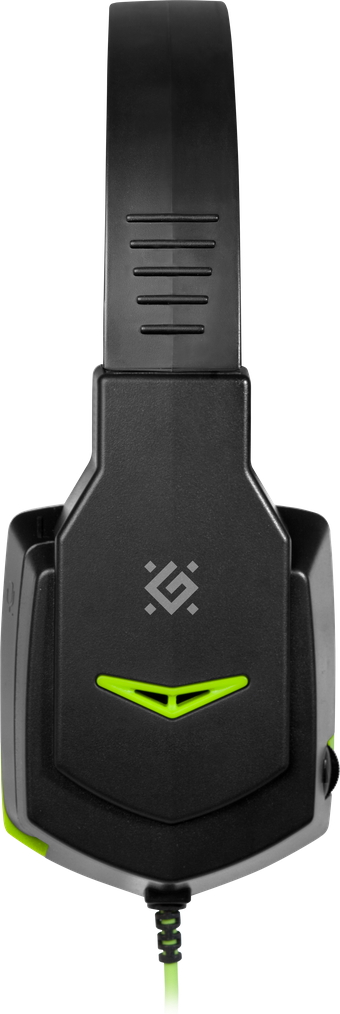 Căști Defender Warhead Negru cu verde Cu fir / Gaming / Negru cu verde photo 4