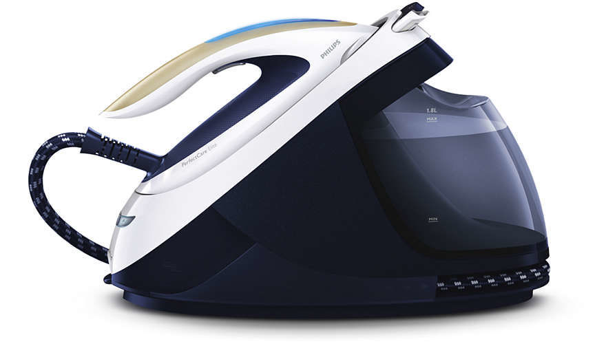 Утюг с парогенератором Philips GC9630/20, 2400 Вт, 1800 мл, Белый/Черный photo Утюг с парогенератором Philips GC9630/20, 2400 Вт, 1800 мл, Белый/Черный photo