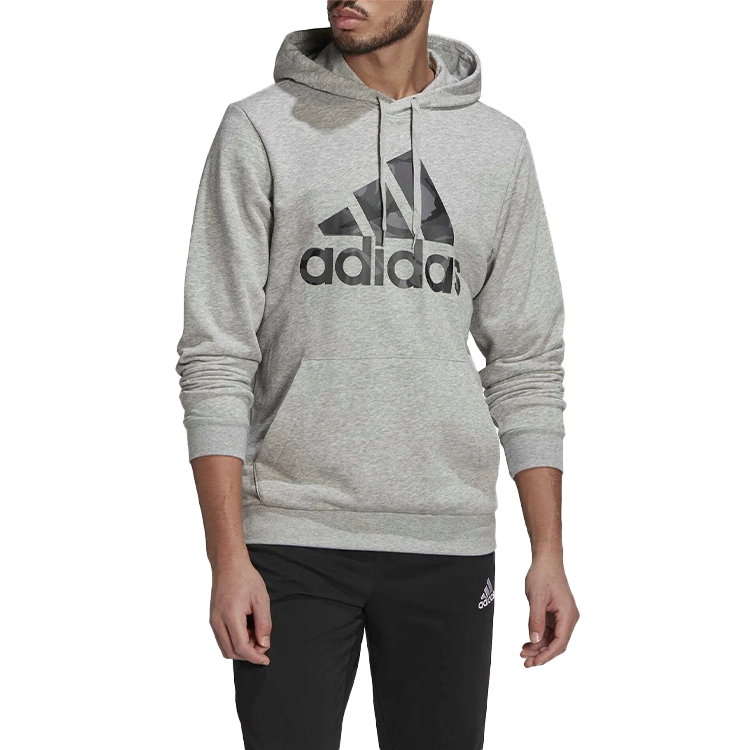 Мужская Толстовка Adidas M CAMO HD L Серый    photo 3