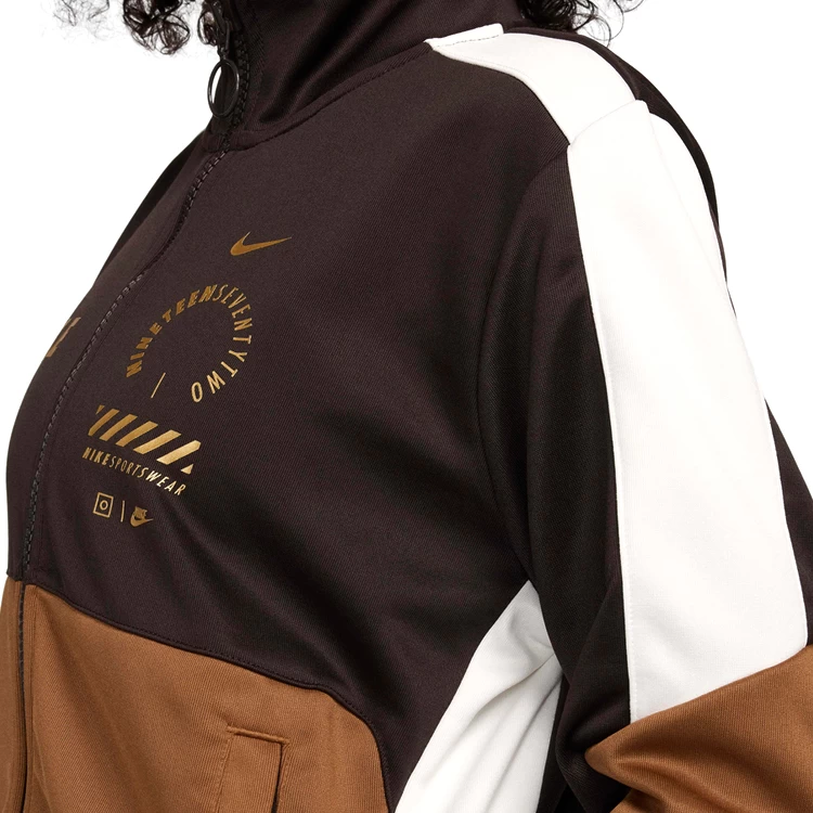 Hanorac Nike W NSW PK TT SW M Maro Femei photo 5