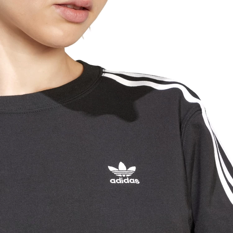 Tricou Adidas 3 STRIPE TEE XXS Negru Femei photo 4