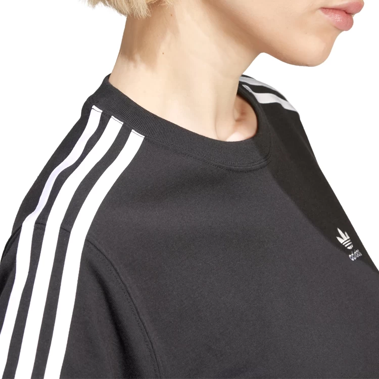 Tricou Adidas 3 STRIPE TEE XXS Negru Femei photo 5