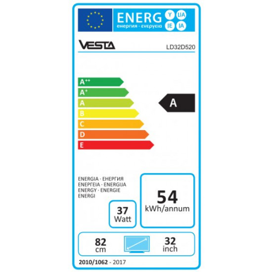 Телевизор Vesta LD32D520 / 32" / LED / HD ready photo 3