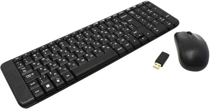 Клавиатура + мышь беспроводная Logitech Wireless Combo MK220 / Мембранная photo 3