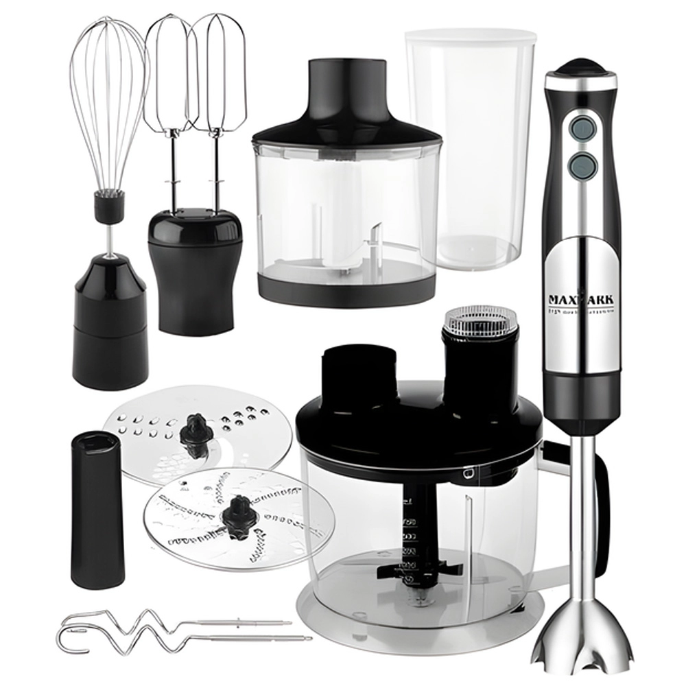 Blender Submersibil Maxmark MK-BL820 Negru / 2 viteze / 600 ml photo 1