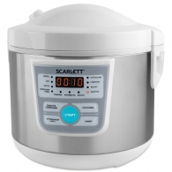 Multifierbator Scarlett SC-MC410S20, 500  W, 14 programe, Argintiu cu alb thumbnav 1