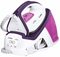 Generator de aburi Bosch TDS4020, 2400 W, 180 g/min si mai mult g/min, 1400 ml, Alb-violet 