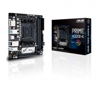 ASUS PRIME A320I-K, Socket AM4, AMD A320, Dual 2xDDR4-3600, APU AMD graphics, HDMI, DP, 1xPCIe X16, 4xSATA3, RAID, 1x M.2 slot, ALC887 7.1ch HDA, GbE LAN, 6xUSB3.1, 5X Pro.III, 2x Aura Sync RGB header, mini-ITX 