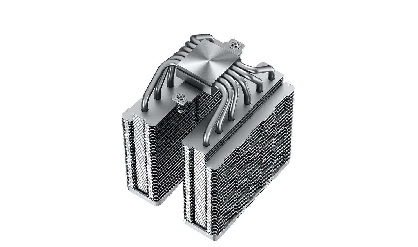 DEEPCOOL Cooler ”AK620”, Socket LGA2066/2011/1851/1700/1200/115x &amp; AM5/AM4, Dual-Tower, up to 260W, 2x FDB FK120 fans: 120x120x25mm, 500~1850 RPM±10%, <28 dB(A), 68.99 CFM, 4-pin PWM, Fluid Dynamic Bearing, 6x 6mm Cooper Heatpipes photo 2