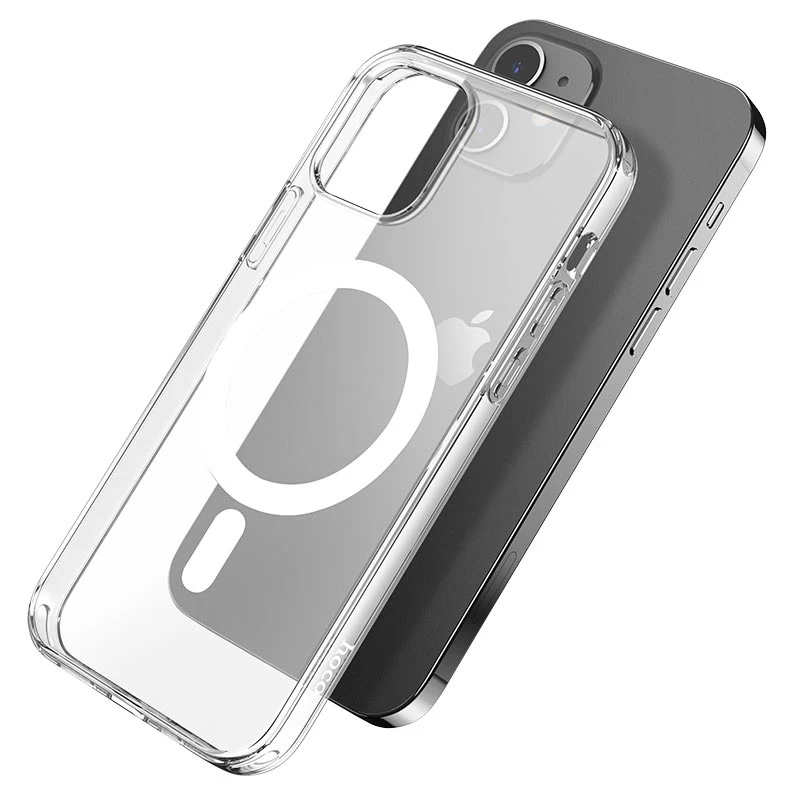 Чехол для смартфона HOCO  Magnetic series for  Apple iPhone 14 Pro,  Transparent photo 1