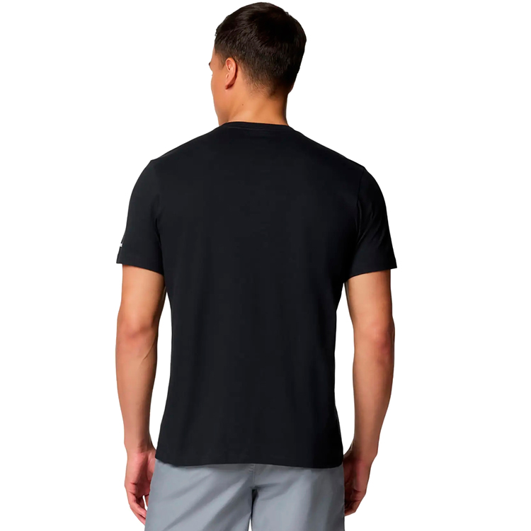 Tricou bărbătesc Columbia Path Lake Graphic Tee II S Negru photo 5