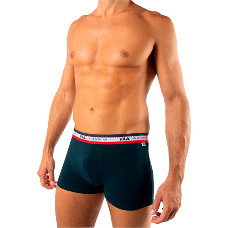 Трусы мужские боксер Fila UW MAN BOXER WITH FILA UNDERWEAR LOGO  M Синий Мужской photo 1