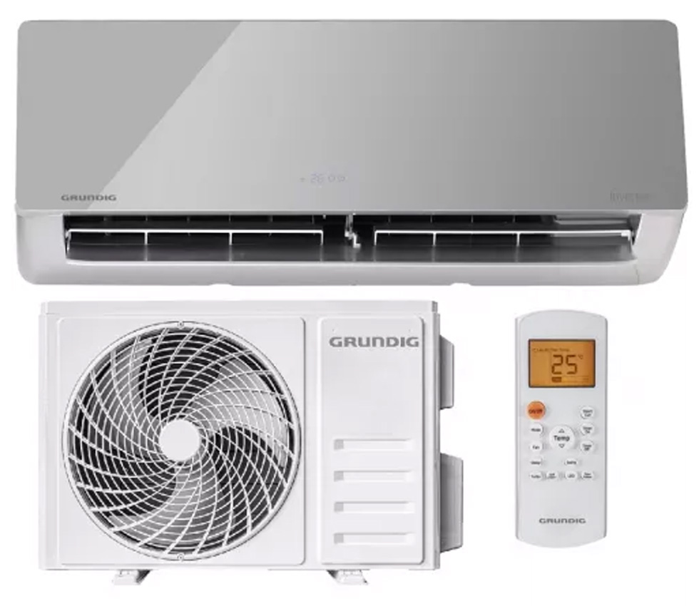 Кондиционер Grundig GREPE120/GREPE121 12000 BTU / 35 м2 / Инверторный / Wi-Fi R32 / A+ photo 1 Кондиционер Grundig GREPE120/GREPE121 12000 BTU / 35 м2 / Инверторный / Wi-Fi R32 / A+ photo 1