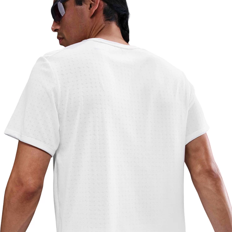 Tricou bărbătesc Nike M NK DF BREATHE MILER SS TOP L Alb photo 5