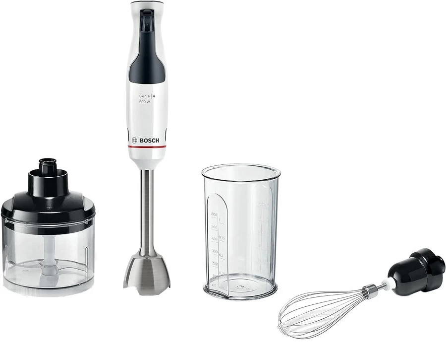 Блендер Погружной Bosch MSM4W421 Белый  / 1 скоростей / 600 мл photo 1