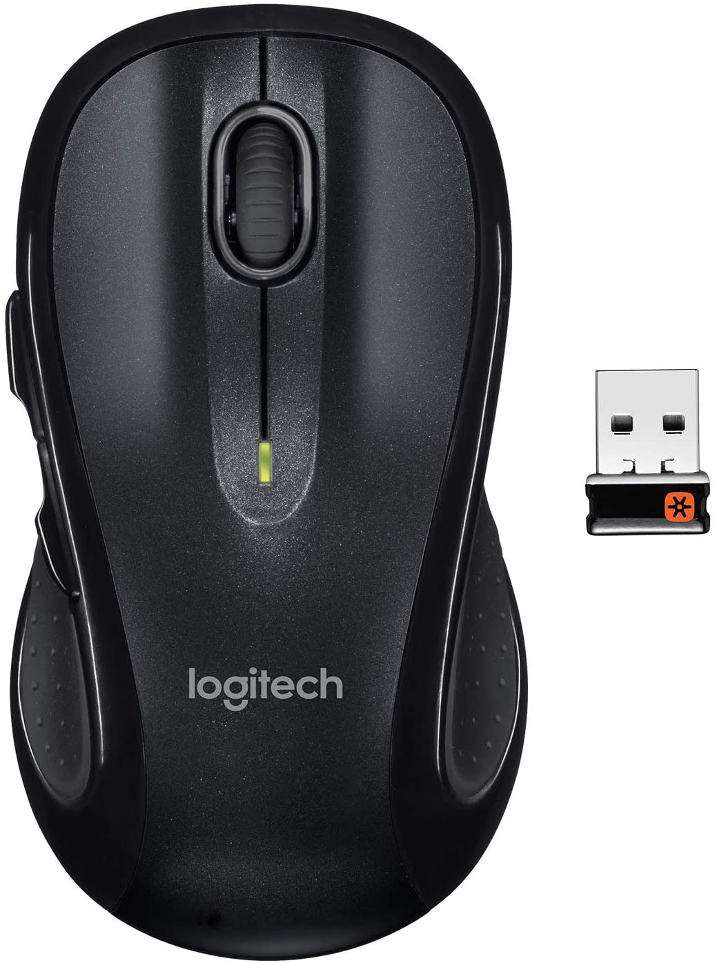 Logitech Wireless Mouse M510, Laser Mouse for Notebooks, Nano receiver, Back/Forward buttons, Black, Retail photo 1