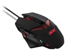 ACER NITRO NMW810 USB optical Mouse - 4000dpi,  RGB 6 color backlight LED, cable 1.5m, 8 buttons - one of which is Burst Fire, Acceleration - 20g of additional weight (4 x 5g each), Black. thumbnav 3