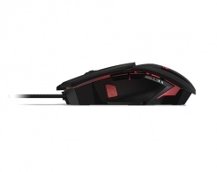 ACER NITRO NMW810 USB optical Mouse - 4000dpi,  RGB 6 color backlight LED, cable 1.5m, 8 buttons - one of which is Burst Fire, Acceleration - 20g of additional weight (4 x 5g each), Black. thumbnav 4