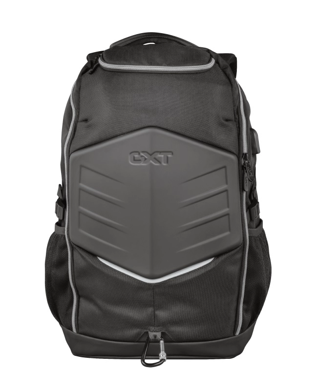 15.6" Trust Gaming Backpack GXT 1255 Outlaw, Black, 20 L, 4 Dedicated compartments to safely transport mouse, headset, tablet and other accessories photo 1