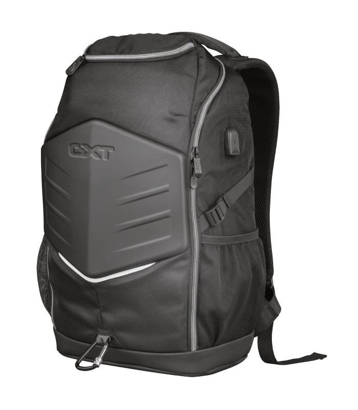 15.6" Trust Gaming Backpack GXT 1255 Outlaw, Black, 20 L, 4 Dedicated compartments to safely transport mouse, headset, tablet and other accessories photo 2
