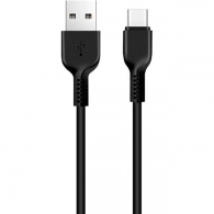 Cable  USB to USB-C  HOCO “X20 Flash”,  2m,  Black, up to 2.0A, Charching Data Cable, Outer material: PVC 