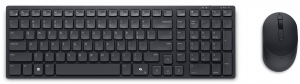 Бесшумная клавиатура и мышь Dell KM555 / Black thumbnav 1