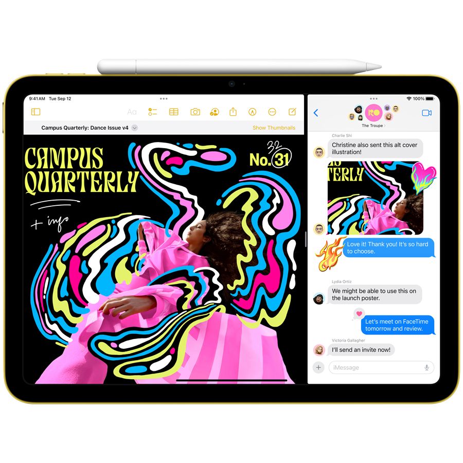 Tableta Apple iPad 10.9 inch / Wi-Fi / 4 GB / 64GB / Blue photo 4