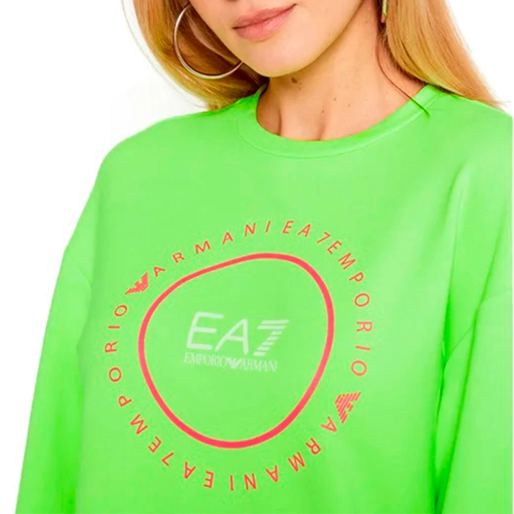 Hanorac EA7 EMPORIO ARMANI SWEATSHIRT XS Verde Femei photo 5