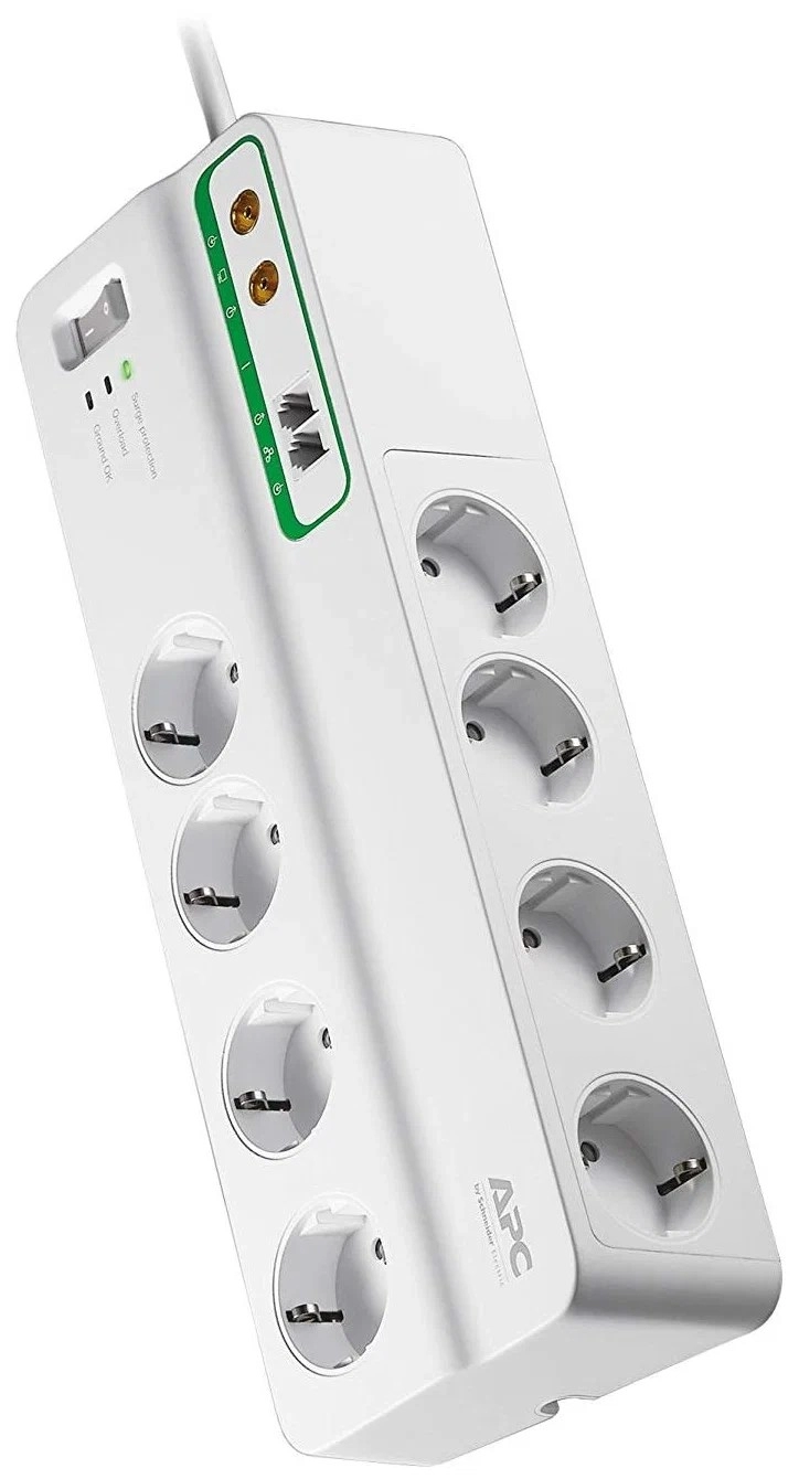 APC Performance SurgeArrest 8 outlets with Phone &amp; Coax Protection 230V Russia photo 2