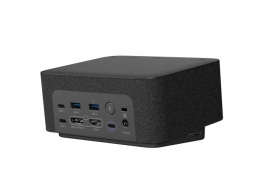 USB-C docking station multifunctionala cu meeting controls si boxe Logitech Logi Dock thumbnav 5