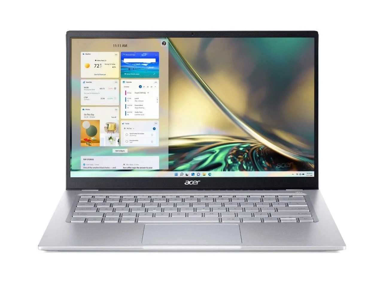 Notebook 14.0” ACER Swift Go 14 (NX.KG3EU.002) / AMD Ryzen 7 / 16GB / 512GB SSD / Pure Silver photo 1