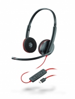 Наушнки Plantronics Blackwire C3220 / USB - C / Black thumbnav 1